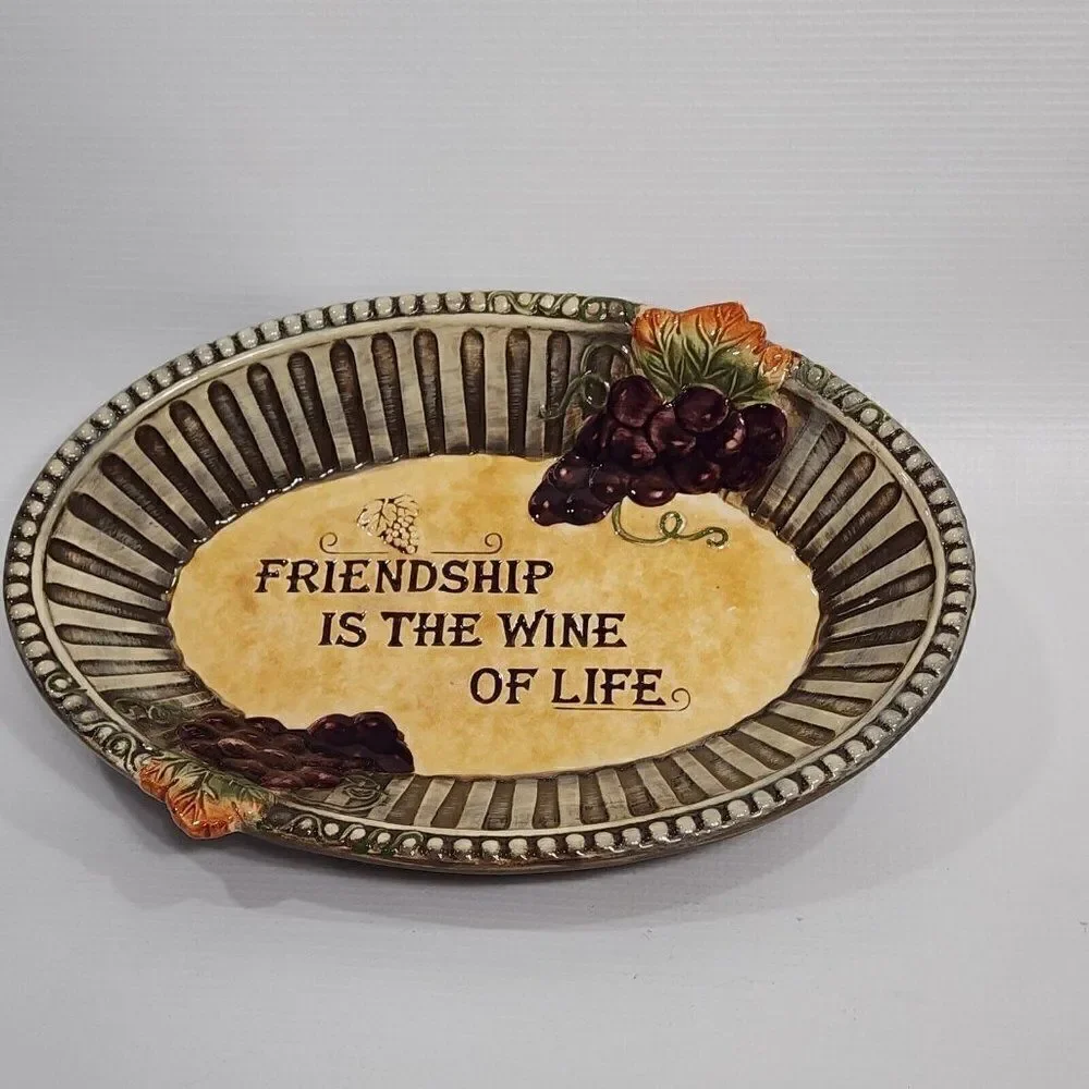 Grasslands Road Au Gratin Dish Baking‎ Serving Friendship is the Wine of Life